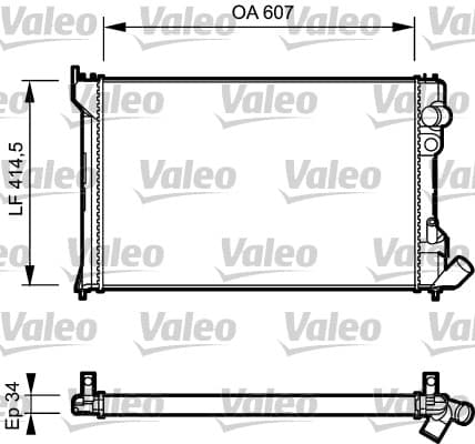 Radiator — VALEO 730982