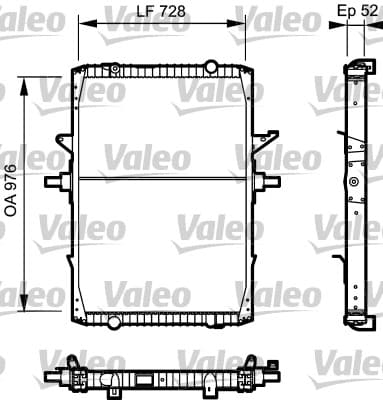 Radiator — VALEO 732572