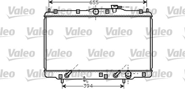Radiator — VALEO 734747