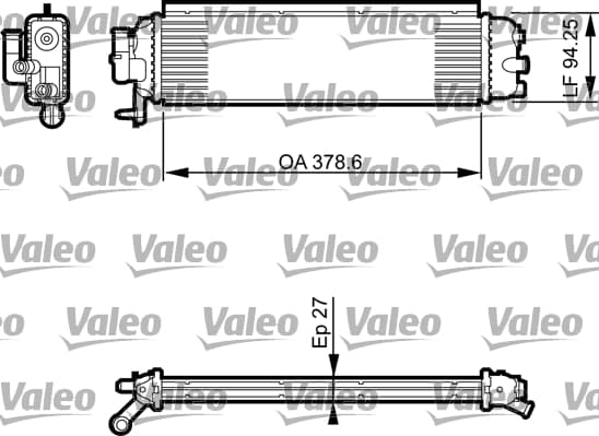 Radiator — VALEO 735561