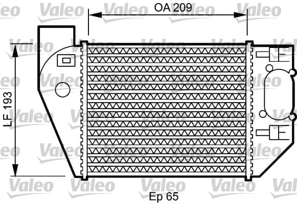 Charge Air Cooler — VALEO 818825