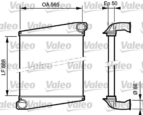 Charge Air Cooler — VALEO 818873