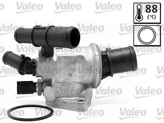 Thermostat, coolant — VALEO 820586