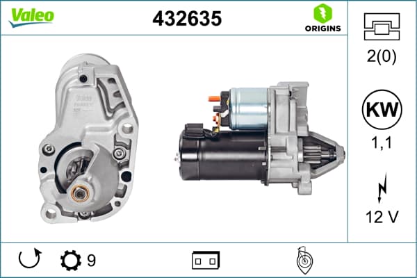 Starter — VALEO 432635