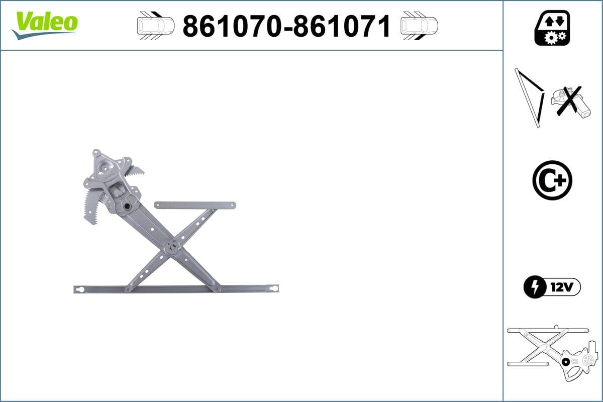 VALEO 861070 Window lifter
