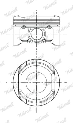 NÜRAL 87-437700-00 Piston