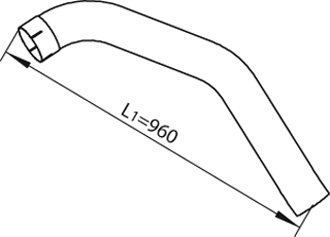 Exhaust Pipe — DINEX 49237