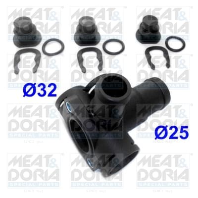 Coolant Flange — MEAT & DORIA 93239
