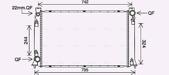 Radiator — AVA Clever Choice AI2407