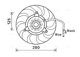 Fan, engine cooling — AVA Clever Choice AI7503