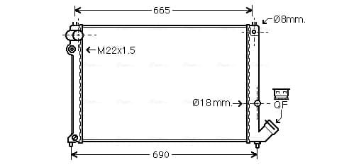 Radiator — AVA Clever Choice CN2139