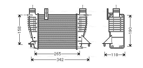 AVA Clever Choice DNA4356 Charge Air Cooler