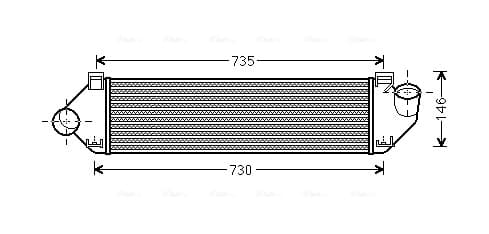 AVA Clever Choice FDA4438 Charge Air Cooler