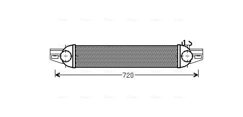AVA Clever Choice FTA4388 Charge Air Cooler