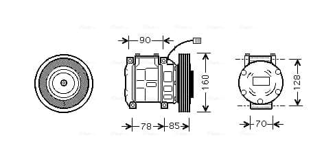 Air conditioner compressor image