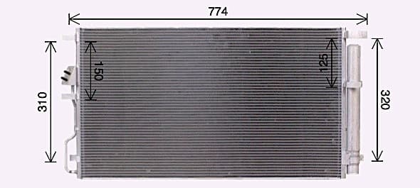 Condenser, air conditioning — AVA Clever Choice KA5301D