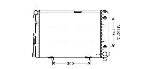 Radiator — AVA Clever Choice MS2110