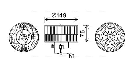 Interior Blower — AVA Clever Choice MS8619