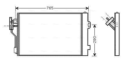 Condenser, air conditioning — AVA Clever Choice MSA5352D