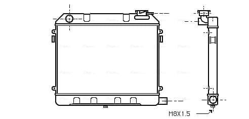 Radiator — AVA Clever Choice OL2012
