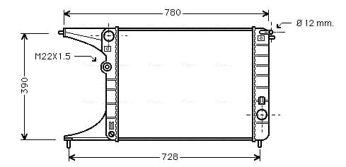 Radiator — AVA Clever Choice OL2245