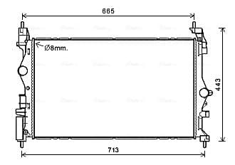 Radiator — AVA Clever Choice OL2682