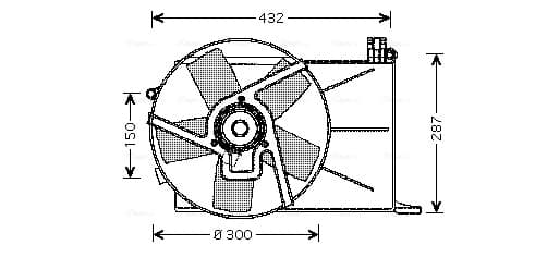 Fan, engine cooling — AVA Clever Choice OL7510