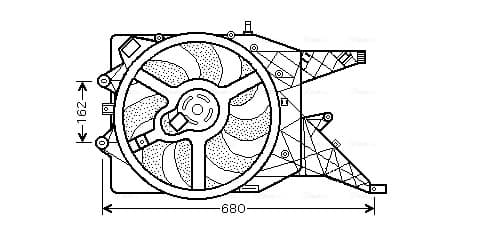 Fan, engine cooling — AVA Clever Choice OL7514