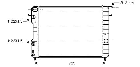 Radiator — AVA Clever Choice OLA2248