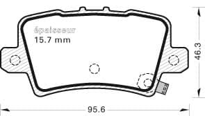 Brake pad set image