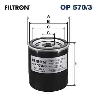 Engine Oil Filter — FILTRON OP 570/3