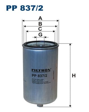 Fuel Filter — FILTRON PP 837/2