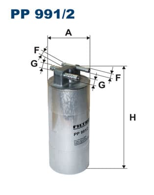 Fuel Filter — FILTRON PP 991/2