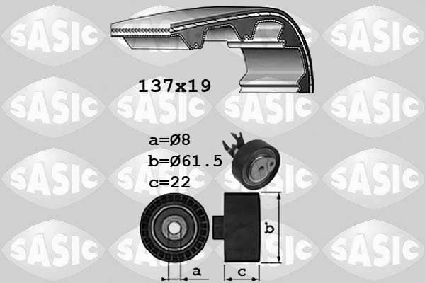 SASIC 1756045 Timing Belt Kit