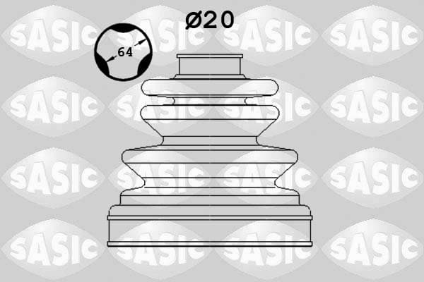 Drive shaft bellow kit — SASIC 1906167