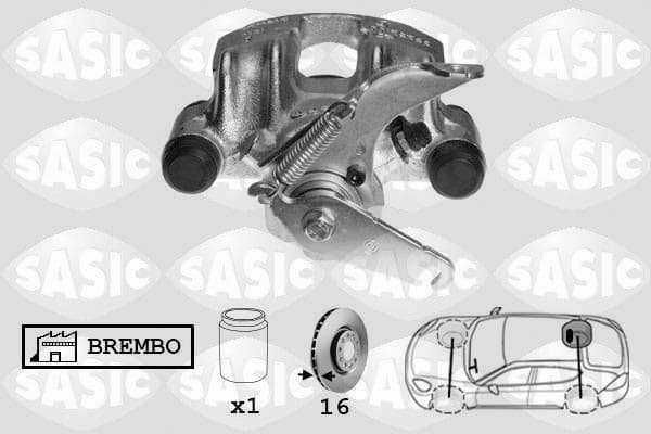 Brake calliper — SASIC 6506039