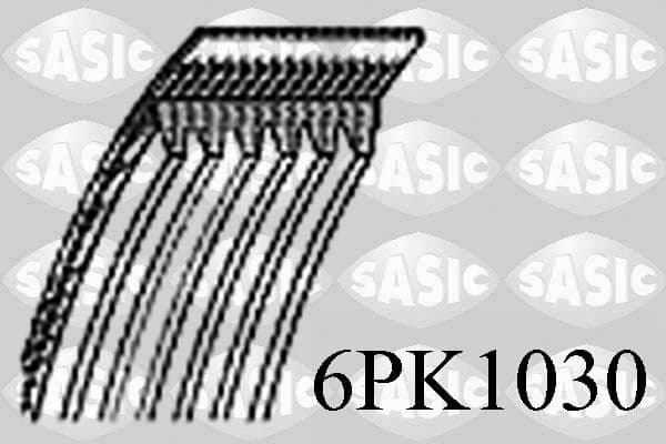 Ribbed V-belt — SASIC 6PK1030