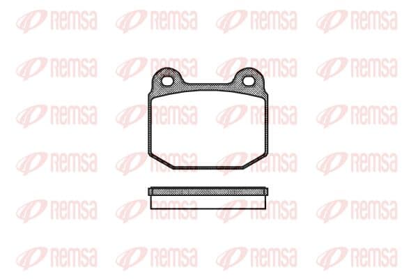 Brake pad set image