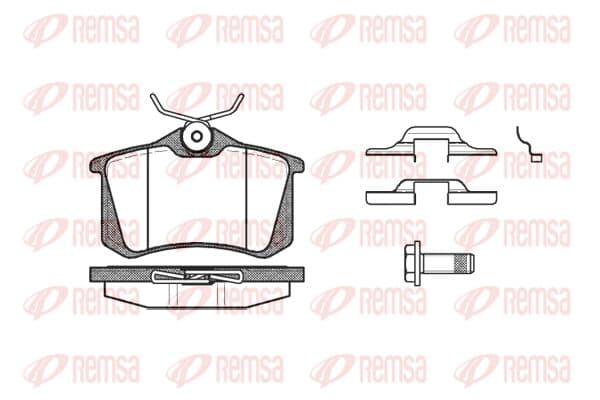 Brake pad set image
