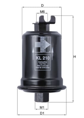 Fuel Filter — MAHLE KL 210