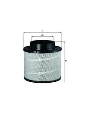 Air cleaner — MAHLE LX 741