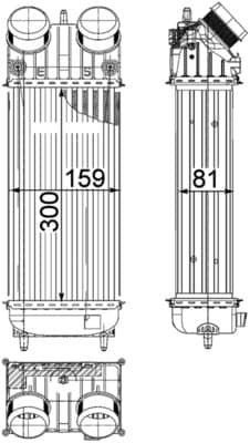 MAHLE CI 418 000P Charge Air Cooler