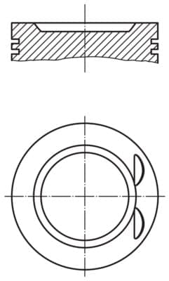 MAHLE 022 06 01 Piston