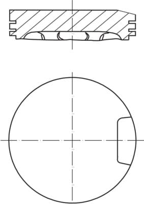 Piston — MAHLE 033 13 00