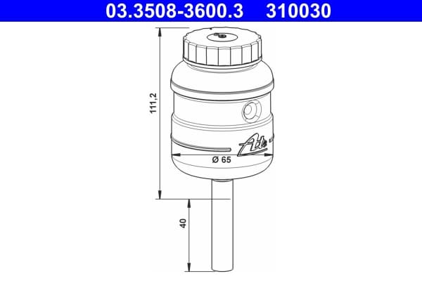brake fluid reservoir image