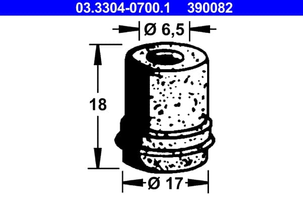 ATE 03.3304-0700.1 Brake fluid reservoir plug