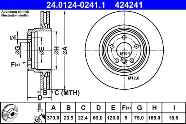Brake rotor image