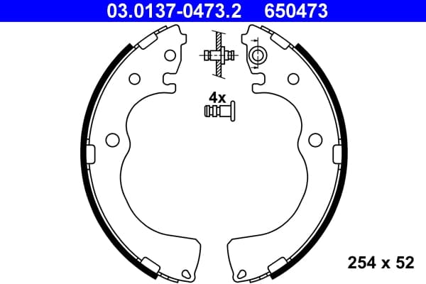 Brake-shoe set image
