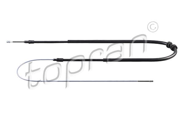 Cable Pull, parking brake — TOPRAN 631 766