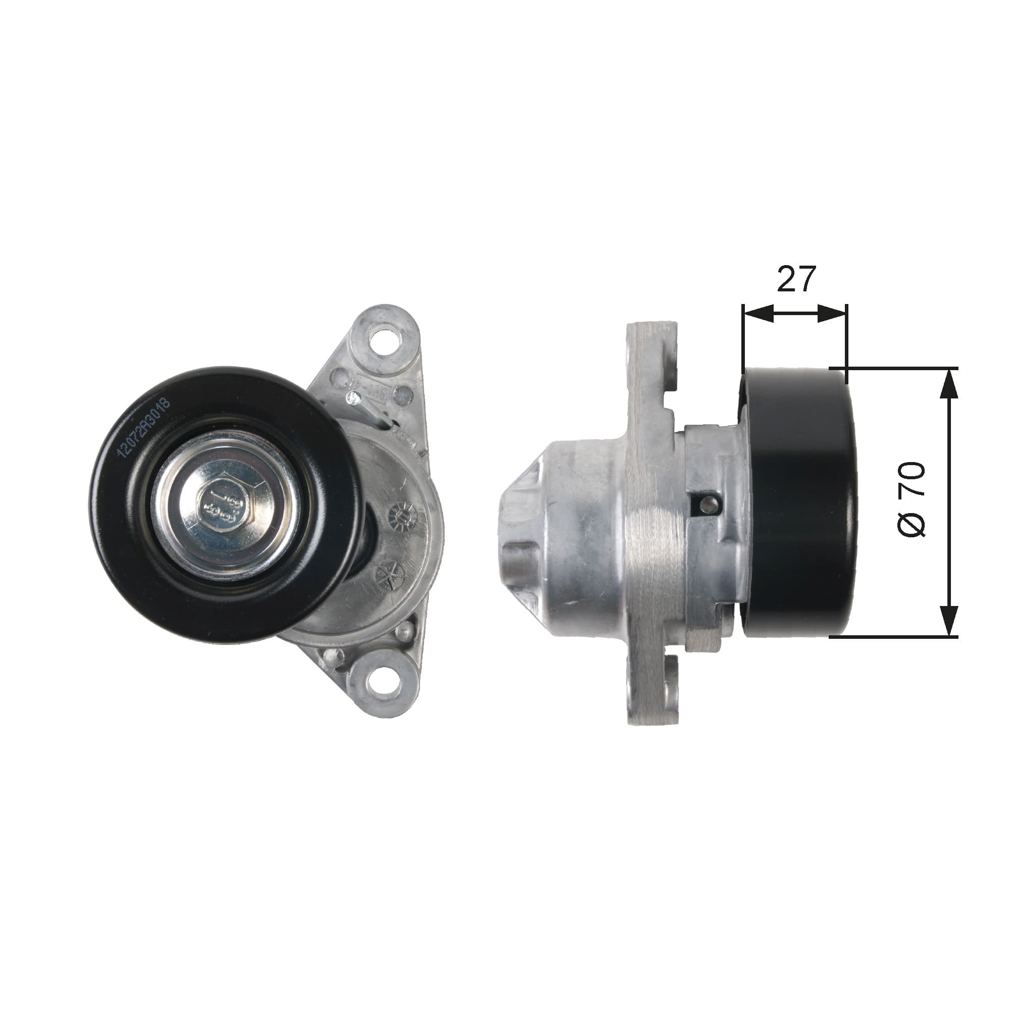 Belt Tensioner, V-ribbed belt — GATES T38273
